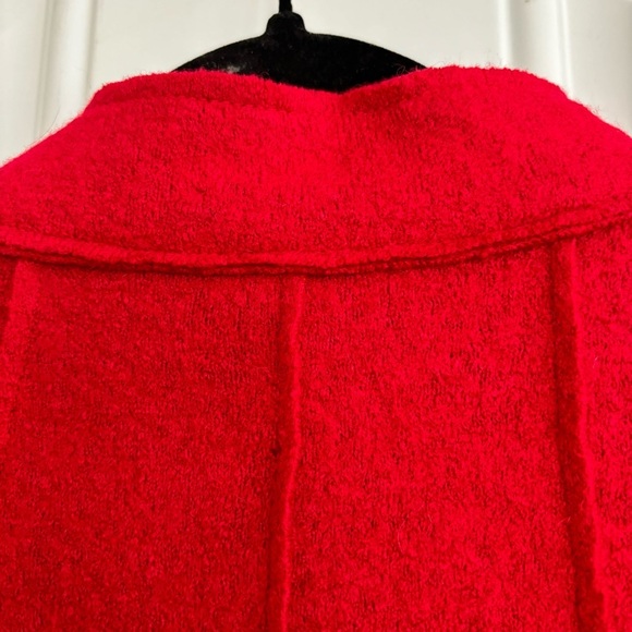 Coldwater Creek Red Wool Blend Jacket, Size Medium - Picture 9 of 13